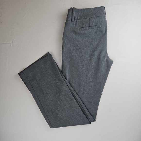 Merona Women's Modern Fit Mid Rise Stretch Boot Cut Pants Size 8 Gray Dress Work - Picture 7 of 16